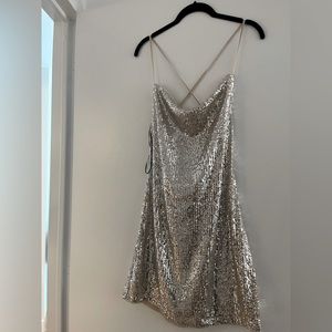 H&M Sparkle Mini Dresz